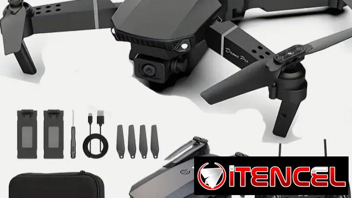 Dron E99, nuevo en su estuche, dos baterías