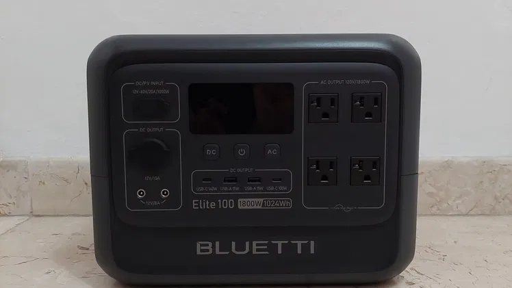 Estación de energía Bluetti Elite 100 v2 (negro)