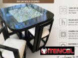 Mesa de comedor ideal para ahorrar espacios