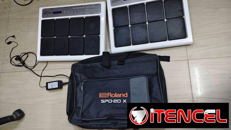 Se vende pad Roland SPD20X en perfecto estado, con adaptador y funda originales.