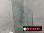 Paños fijos transparentes y nevados