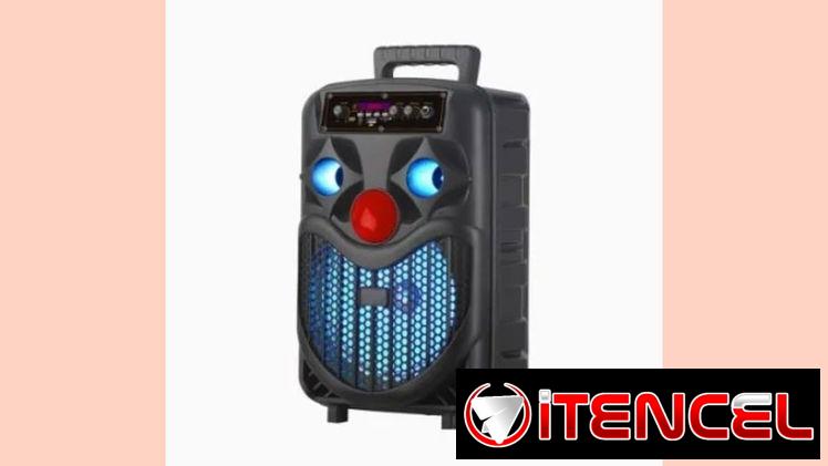 BOCINA 8” CON MICRÓFONO Y MANDO NDR-P66