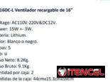 Ventiladores Recargables