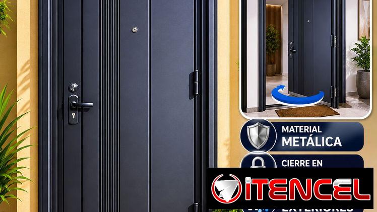 Puerta metálica/Pvc