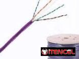 BARPA Cable Cat.6 U/UTP LSZH – 23AWG CABLE DE COBRE CAT6 U/UTP – LSZH -23 AWG – 0,55mm 305m Conector Macho RJ45