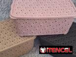 Cestas organizadoras con tapa (G2)