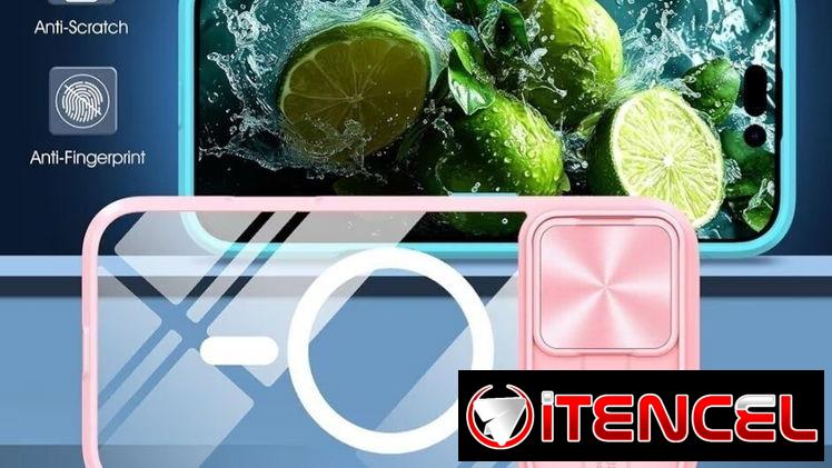 Funda Magnética para iPhone 17 con Cubierta Deslizable para Cámara