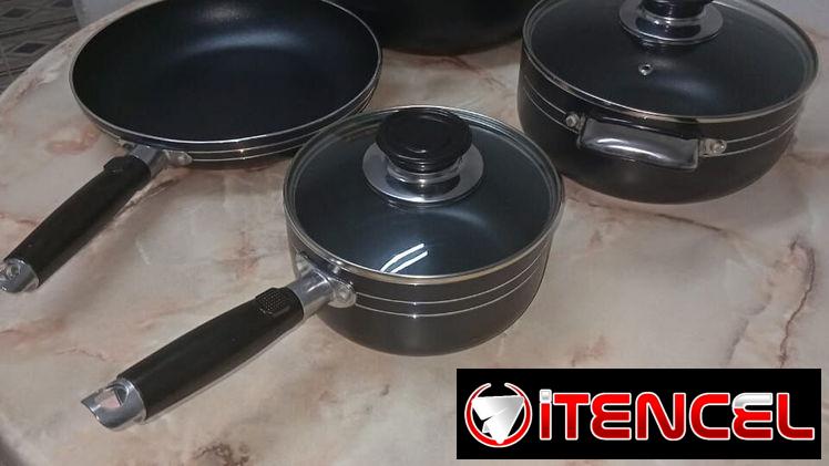 🥘 JUEGO DE CAZUELAS 🥘 PARA INDUCCIÓN DE 7 PIEZAS. SERVICIO DE MENSAJERÍA CON FACTURA Y GARANTÍA. TL 54833699
