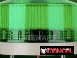 LUZ LED CON ALARMA DE ADVERTENCIA Y SEGURIDAD PARA PLANTAS ELÉCTRICAS, EDIFICIOS, VIVIENDAS, BARCOS, RESTAURANTES, ETC