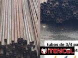 Tubos de hierro de 3/4 de 6mtr d largo pared gorda