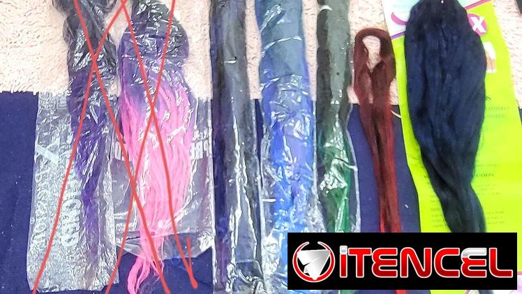 111 VARIEDAD DE  PELOS PARA TRENZAS  DE USO