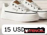 Tenis 2 modelos y sandalias rojas