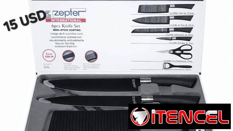 SET DE CUCHILLOS DE COCINA ZEPTER INTERNACIONAL
