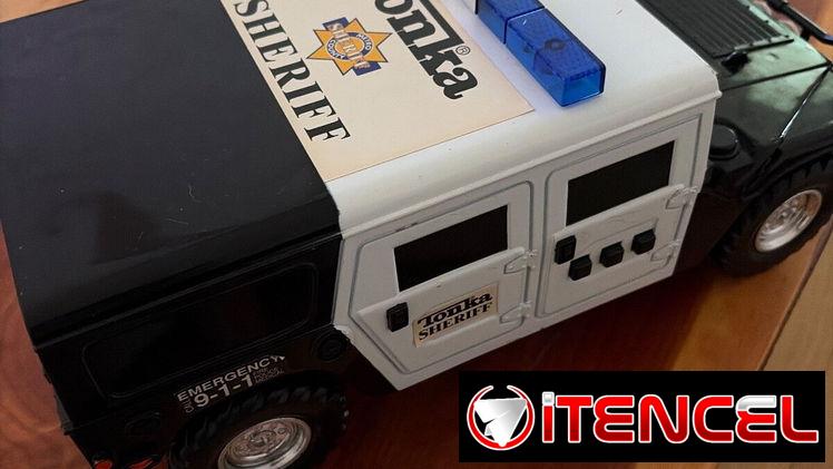 Juguete Carrito Tonka Hasbro Fun Rise Police Sheriff Hummer Original de 1999 en 10 USD