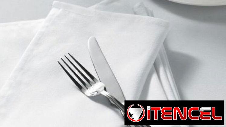 SERVILLETAS de tela, confección industrial.
