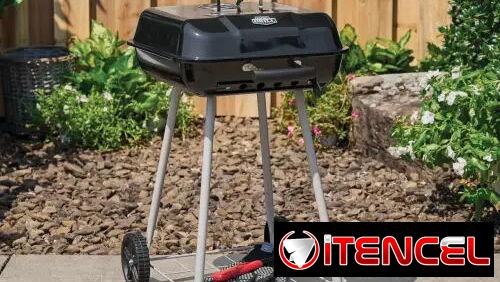 Kit Asador de Carbón con Ruedas Expert Grill 17.5” + Accesorios