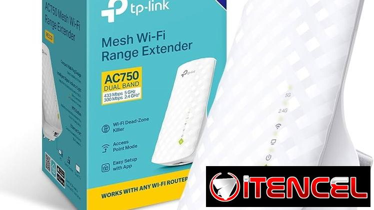 TP-Link RE220 WiFi Extender Booster, Dual-Band AC750 Mbps Range Extender Repeater  63142460