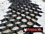 GEOMALLA + TEJIDO GEOTEXTIL, ESPECIALMENTE DISEÑADO PARA REFORZAR PERMANENTEMENTE SU PROPIEDAD, ENTRADA DE CAMINO
