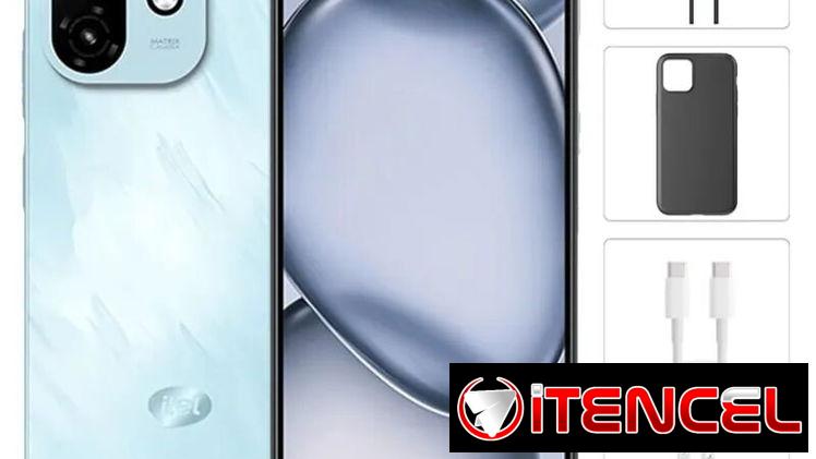 Teléfono Itel A100C, 3GB Ram Más 5GB Virtual, Total 8GB Ram, 64Gb Almacenamiento, Con Cover, Mica y Audífonos – Azul