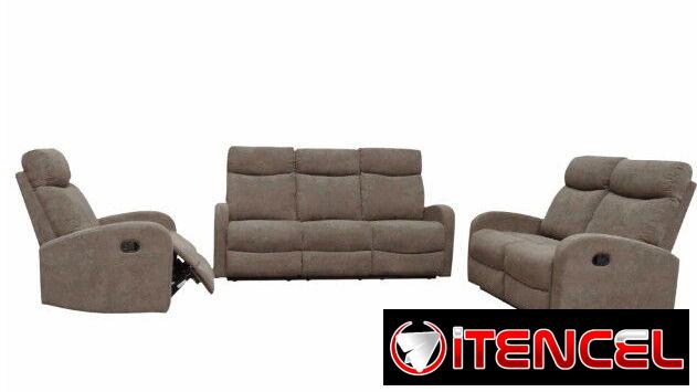 Juego de sala reclinable 3, 2 y 1 comunícate con Pedro