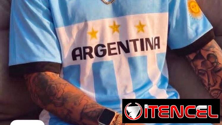 Conjunto deportivo del equipo de Argentina, talla S, L, XL