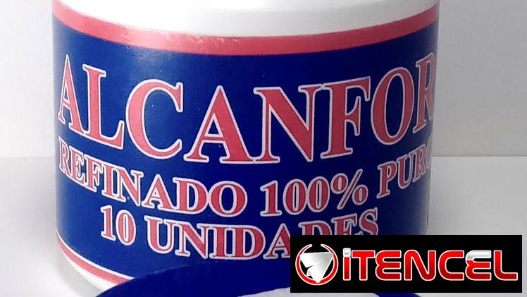 Alcanfor refinado 100% puro 10 unidades