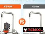 Bomba de Agua VEVOR 12V DC 3.5 GPM 55 PSI Autocebante Diafragma Negro Naranja /