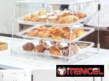 Expositor – Vitrina de Acrílico para dulces 3 divisiones