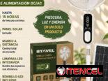 VENTILADOR SOLAR STAVEL RECARGABLE 16” ☀️ Frescura sin depender siemp