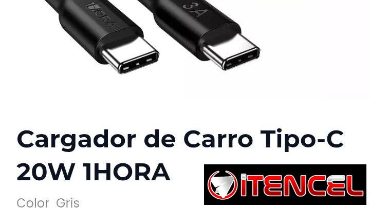 Cargador de Carro Tipo-C 20W 1HORA
