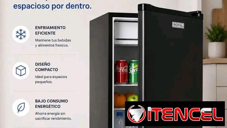 Minibar royal negro y blanco 5.5 pies