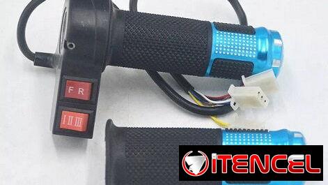 J30 Puño de 3 velocidades con retroceso para motos, bicimotos y triciclos: 10 USD