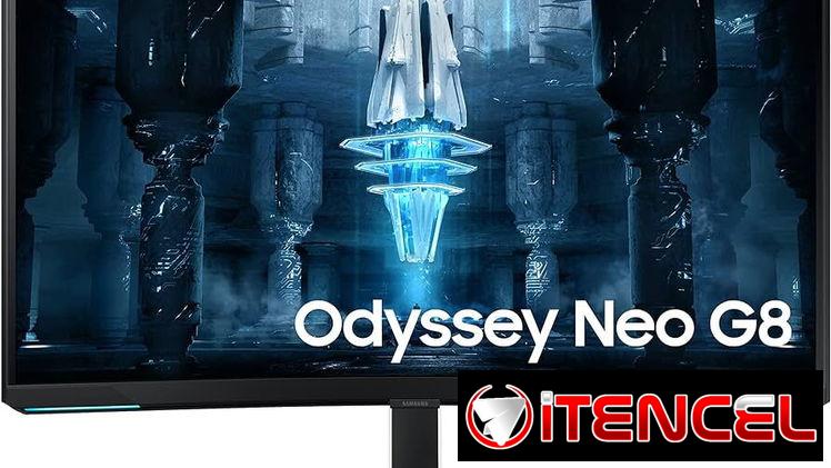 MONITOR SAMSUNG ODYSSEY NEO G8 DE 32” CURVO 4K UHD|240Hz|1ms|DisplayPort + HDMI|**Punto Negro(Abajo)**EN CAJA!(52971024)