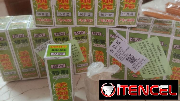 Pastilaa de fumigación moscas y mosquitos