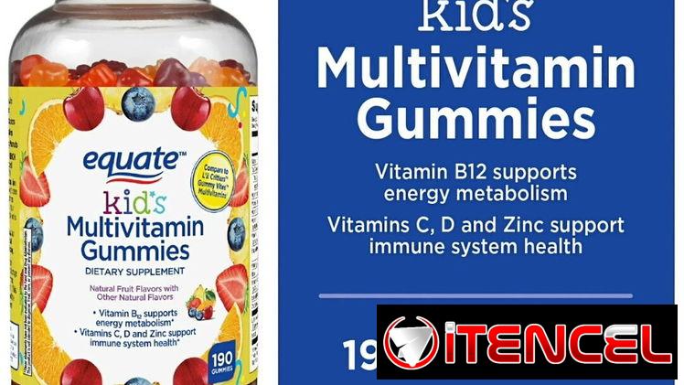 Multivitaminico de 190 gomitas para el desarrollo saludable y el fortalecimiento del sistema inmune en niños 20 USD