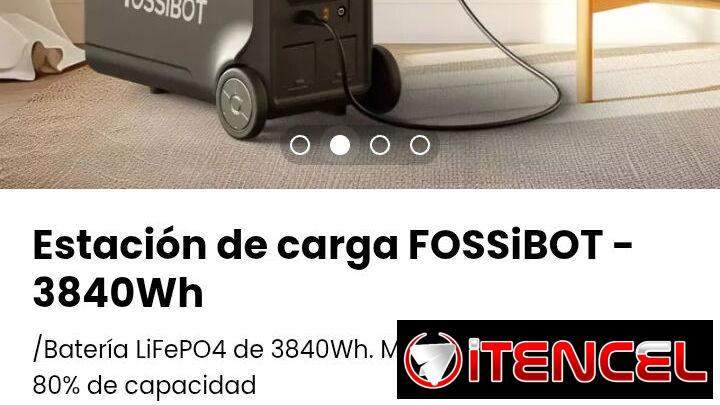 Estación de carga FOSSiBOT – 3840Wh. Nueva
