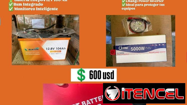 Súper Combo de Energía.Kit de energía para su Hogar 💲600 usd