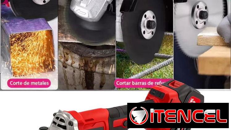 Kit de herramientas portatil. Taladro, pulidora, chipijama y cierra