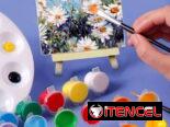 Set de pinturas acrílicas ideal para manualidades pequeñas
