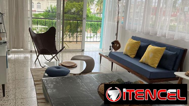 Renta lineal ( apartamento en el vedado ) calle calzada