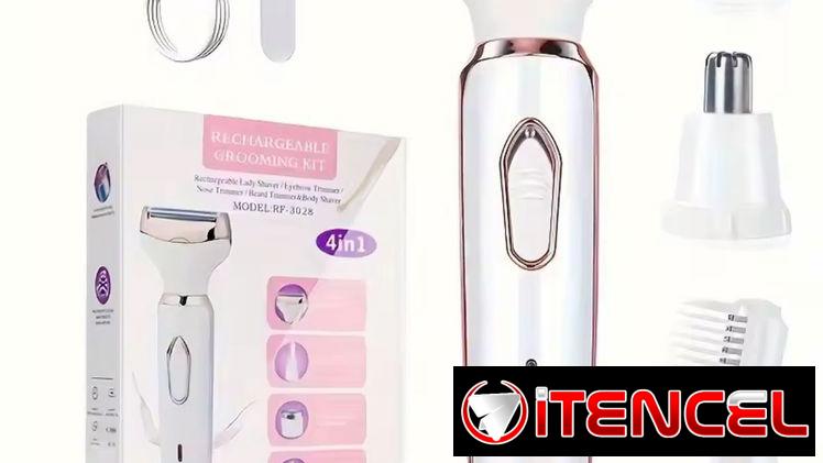 (Rasuradora)Máquina de Afeitar 🪒 mujer recargable 4 en 1(