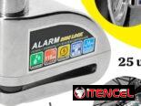 Candados con alarmas para disco de motos