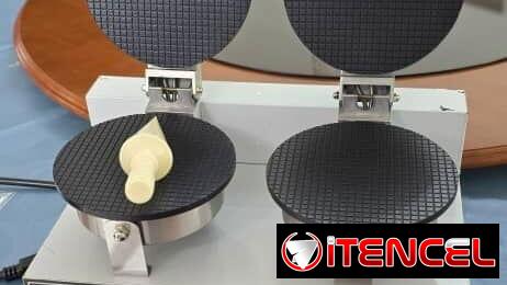Plancha para hacer barquillos