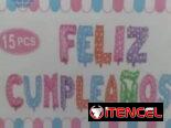 Cartel inflable Feliz Día, Feliz cumpleaños, bienvenido, bienvenida