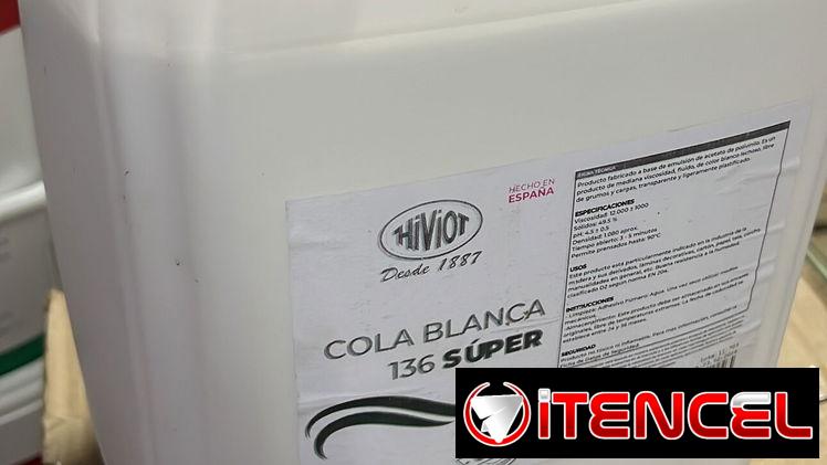 Bidón de 10 kg sellado cola blanca de carpintero acetato pegamento