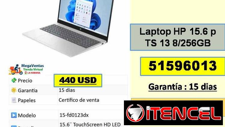 MV-613-Laptops….51596013….Transporte Cosro Adicional (Informacion en las fotos)