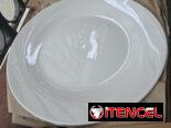 Set de Vajilla de Porcelana 16 piezas (blanco, con líneas y floreados)