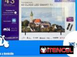 Smart TV Challenger 43″. Incluye Soporte a la Pared. También tenemos cajitas Decodificadoras y Protectores de Voltaje.