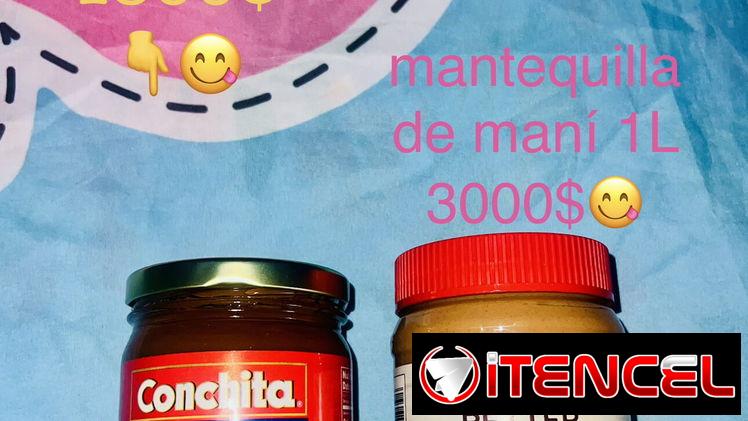mantequilla de maní solo 1 y crema de leche original todo