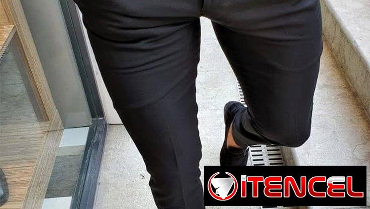 Pantalon azul de vestir para hombre, pantalon negro …Ropa elegante para hombres